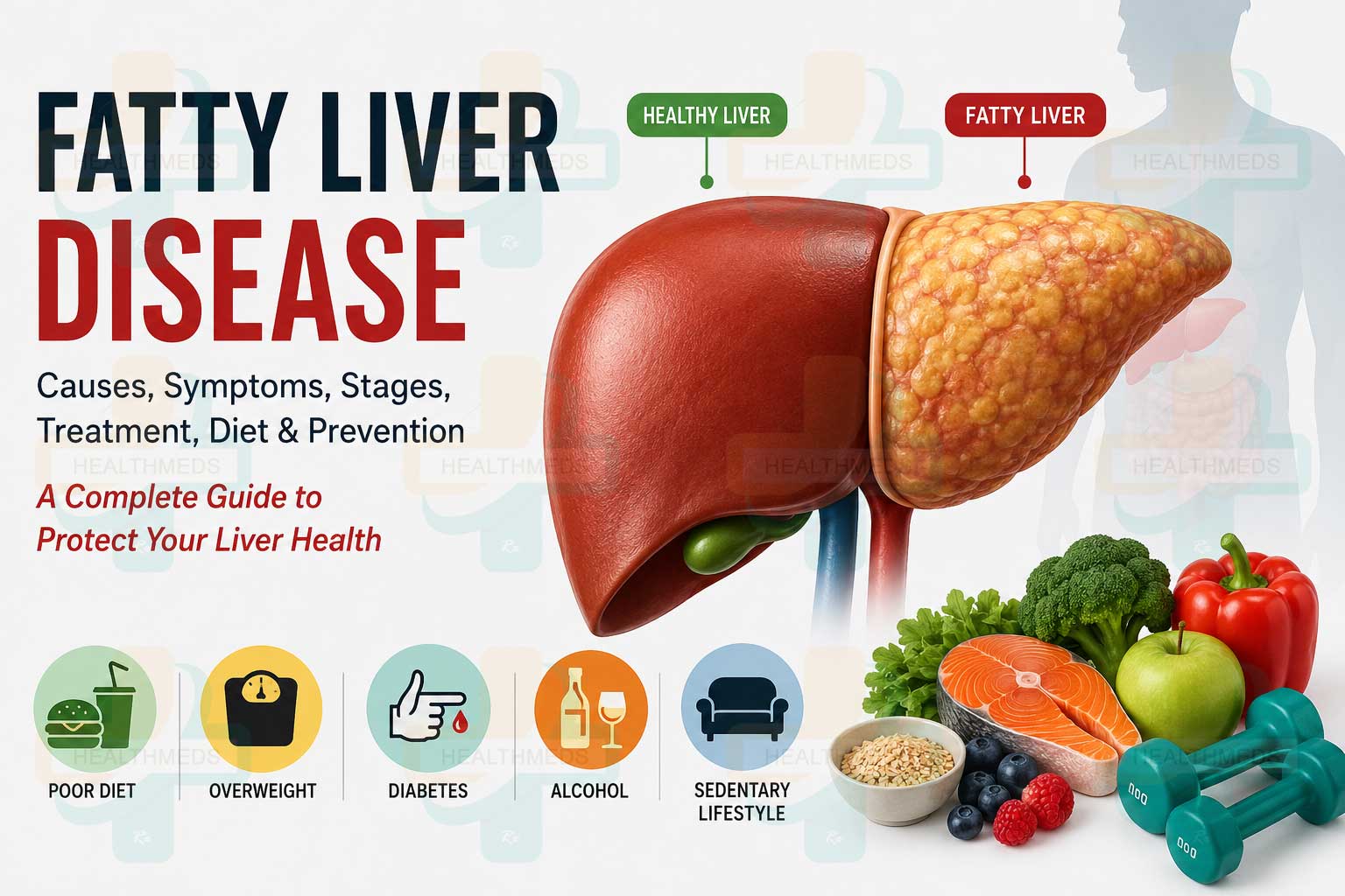 Fatty Liver Disease: Symptoms, Causes, Stages, Treatment & Diet Guide
